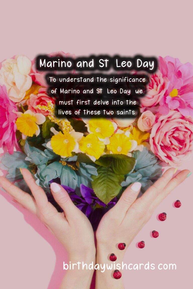 Marino and St. Leo Day: Celebrated on July 1