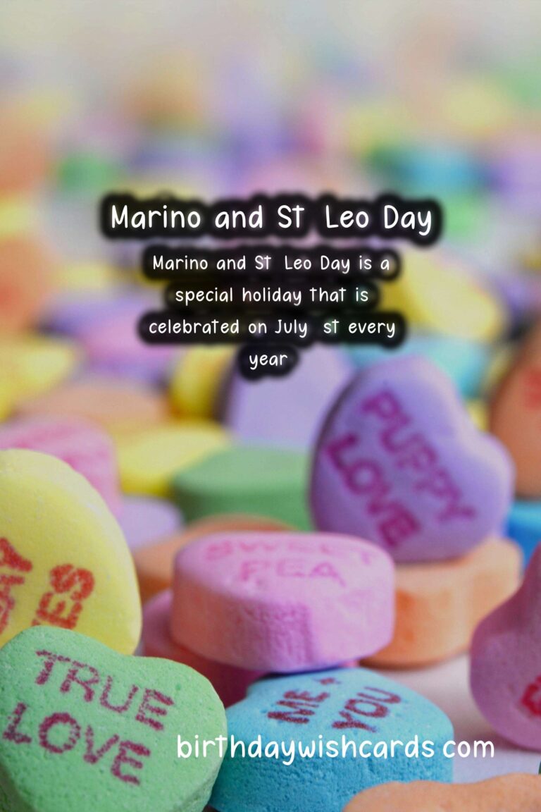 Marino and St. Leo Day: Celebrated on July 1