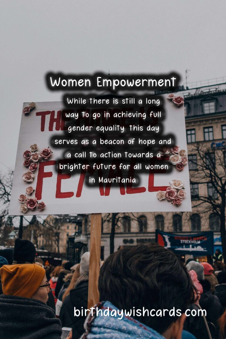 Mauritanian Women's Day - April 10: A Celebration of Hope and Progress