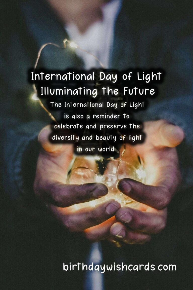 May 12 – International Day of Light: Shining a Light on a Bright Future