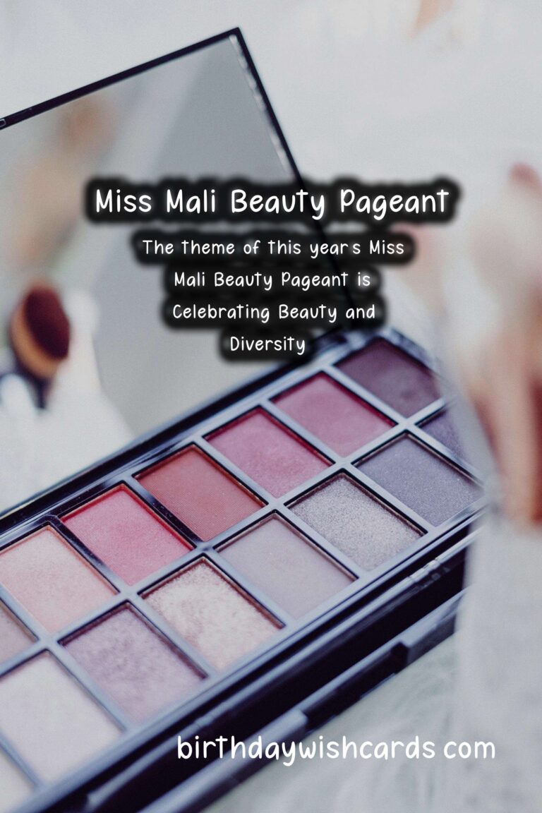 Miss Mali Beauty Pageant September 29 – A Celebration of Beauty and Diversity