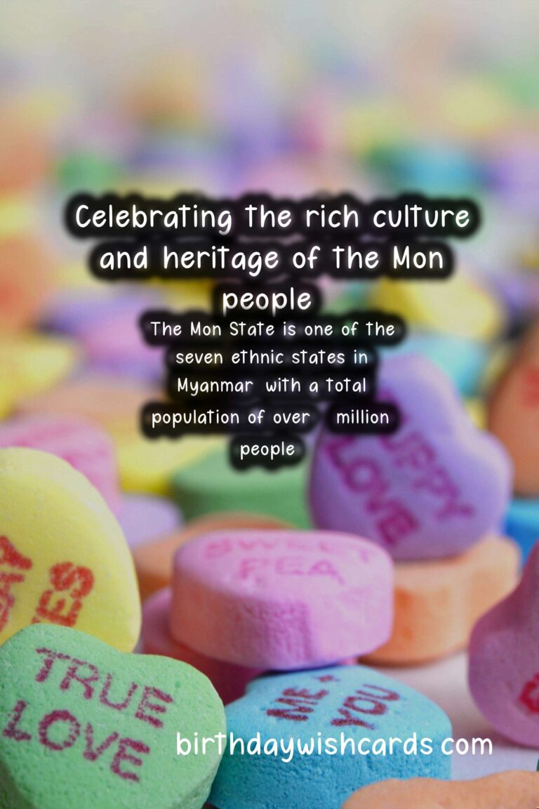 Mon National Day – Celebrating the Rich Culture and Heritage of the Mon People