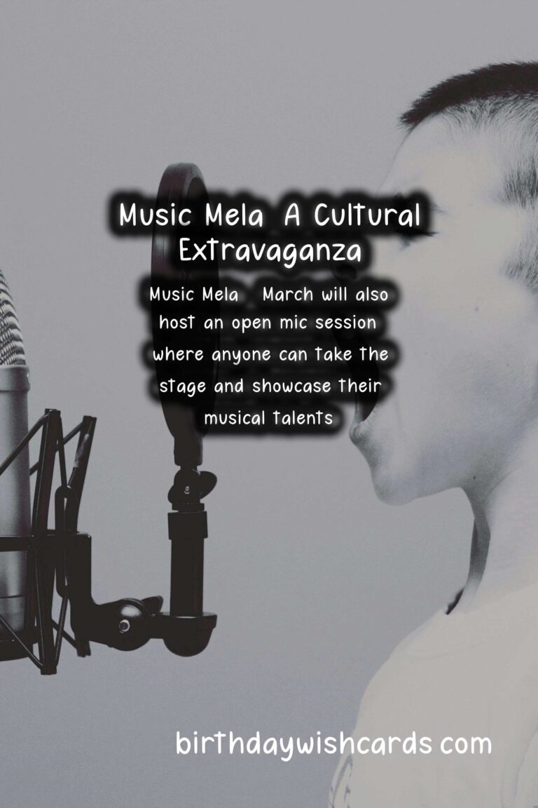 Music Mela - March: A Celebration of Sounds and Rhythms