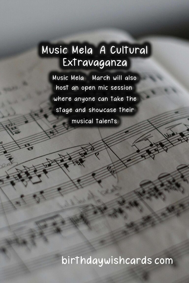 Music Mela - March: A Celebration of Sounds and Rhythms