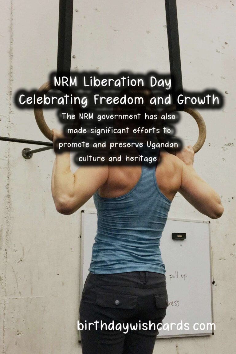 NRM Liberation Day – January 26 : Celebrating Freedom and Growth