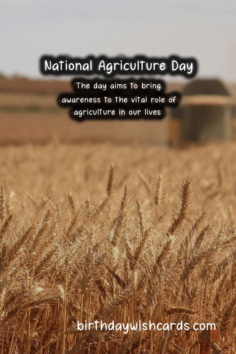 National Agriculture Day – March 17