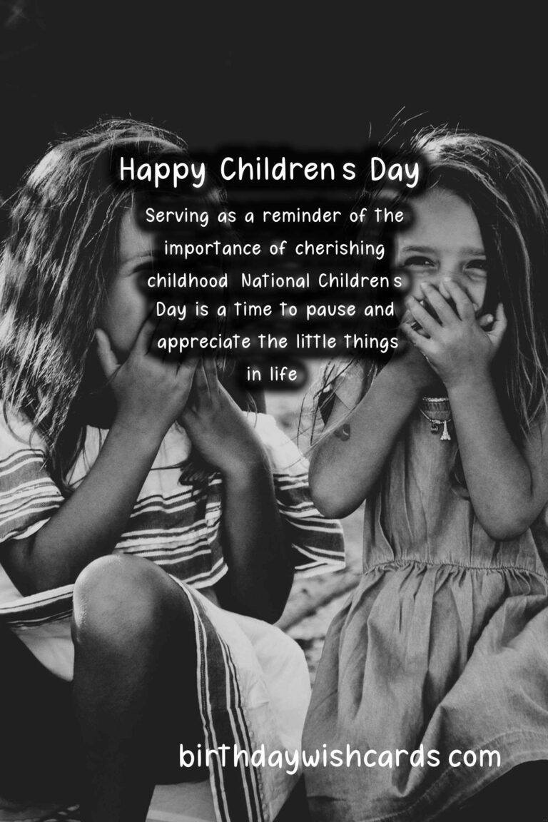 National Children’s Day – Celebrating the Innocence and Joy of Childhood