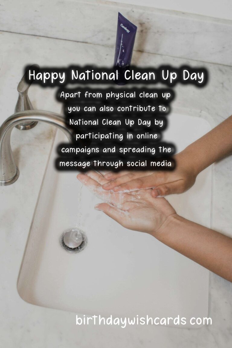 National Clean-Up Day – Keeping Our Planet Clean!