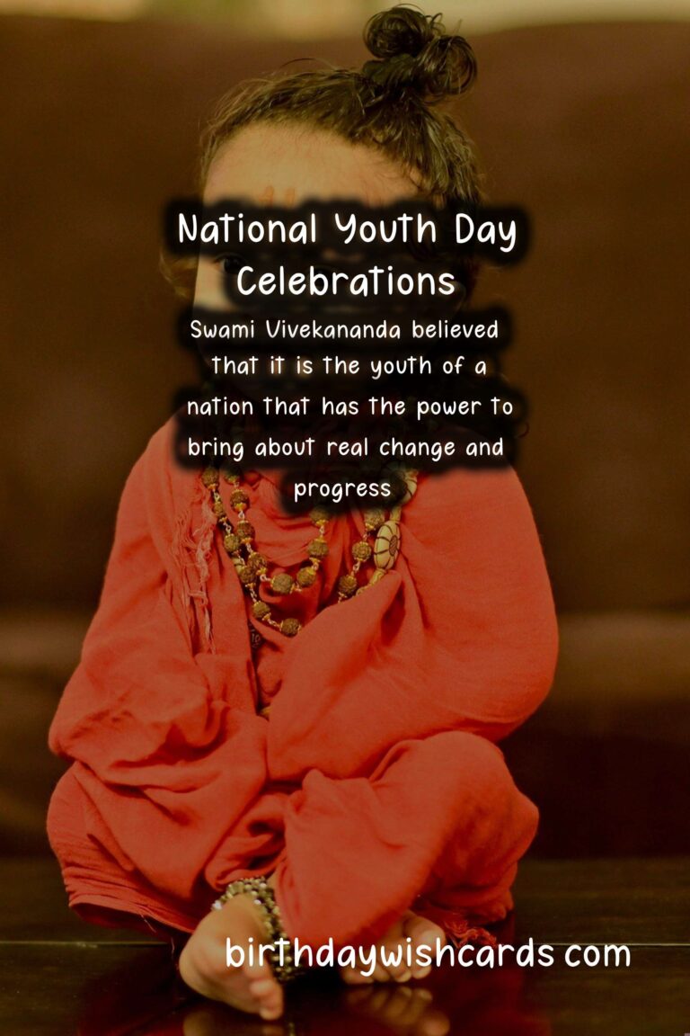 National Youth Day Celebrations – October 15