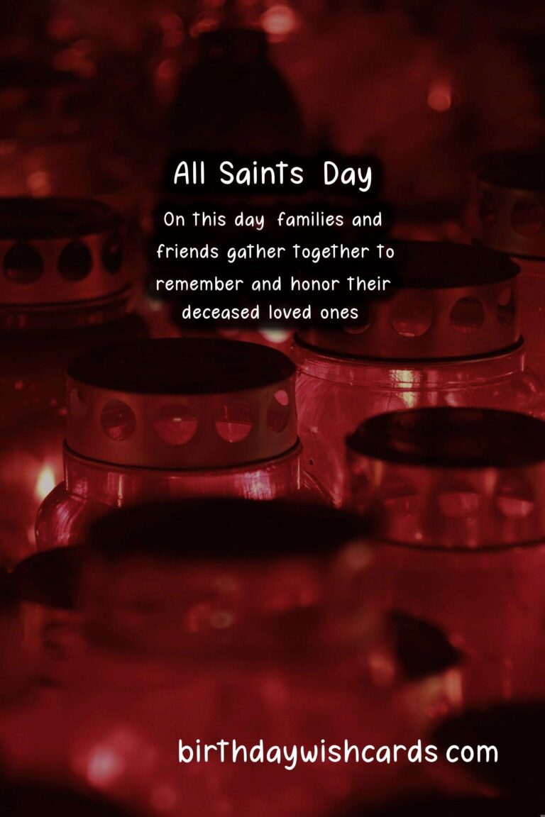 November 1: All Saints' Day (only in some states)
