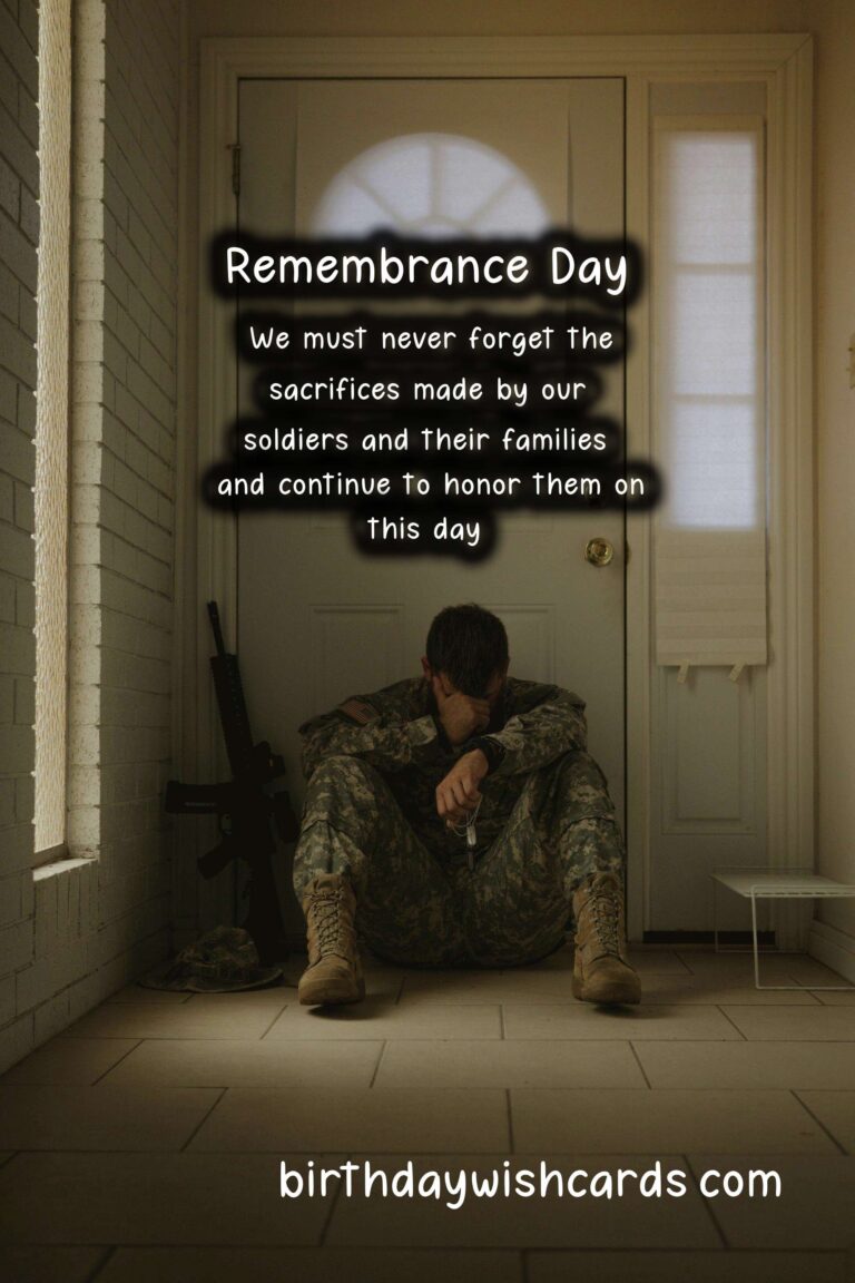 November 11: Remembrance Day