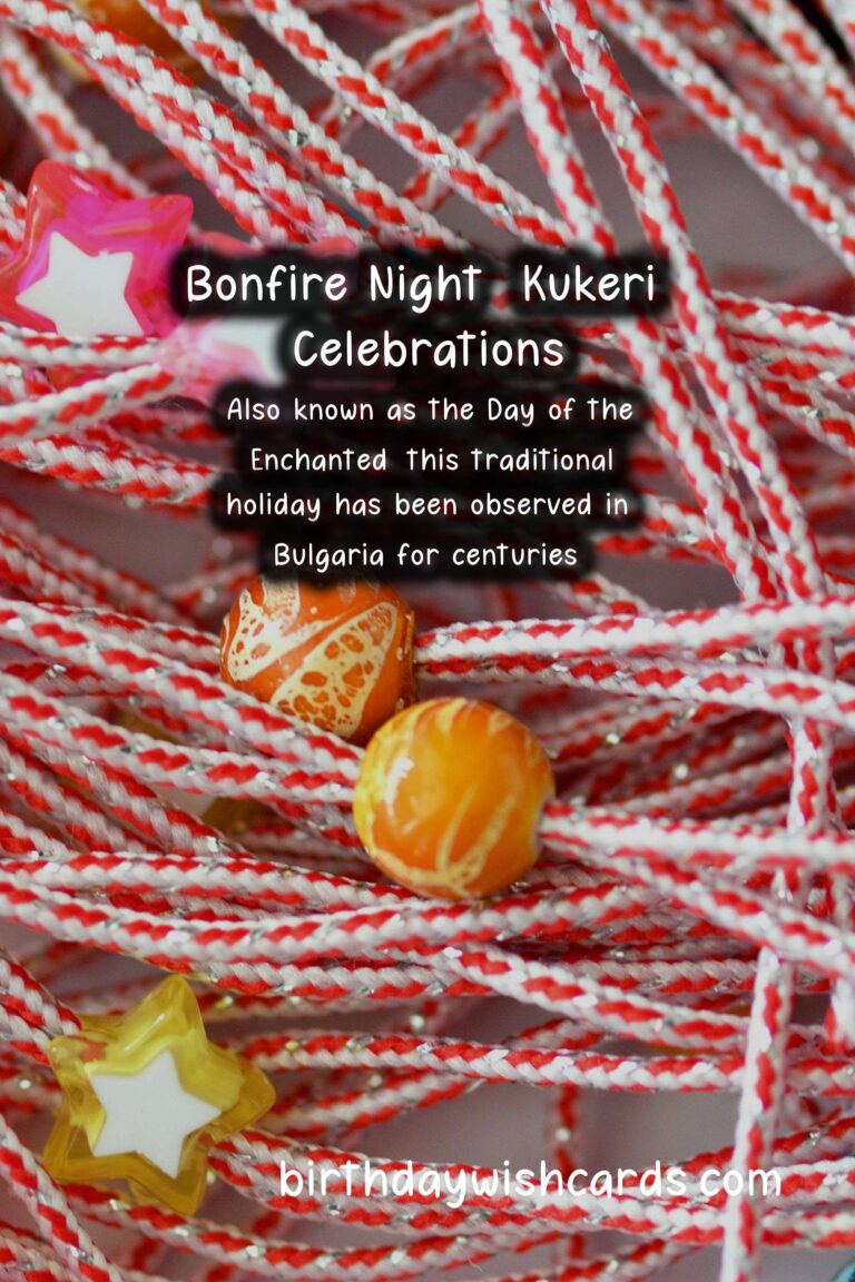 November 30 – Bonfire Night (Kukeri): Celebrating the Beginning of Winter