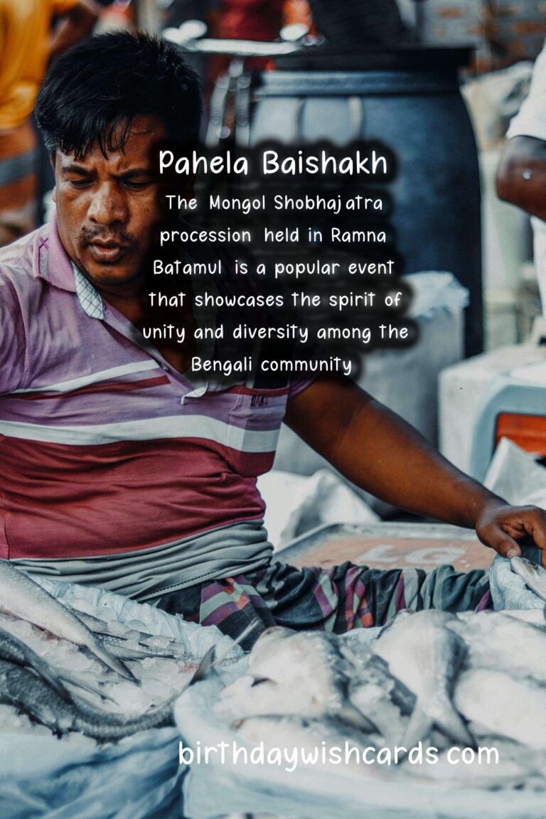 Pahela Baishakh: Celebrating the First Day of the Bengali Calendar