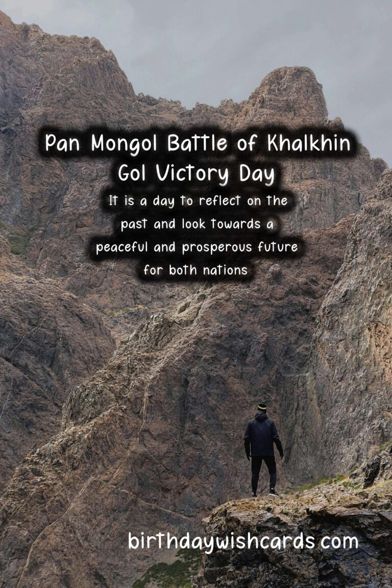Pan-Mongol Battle of Khalkhin Gol Victory Day - July 1