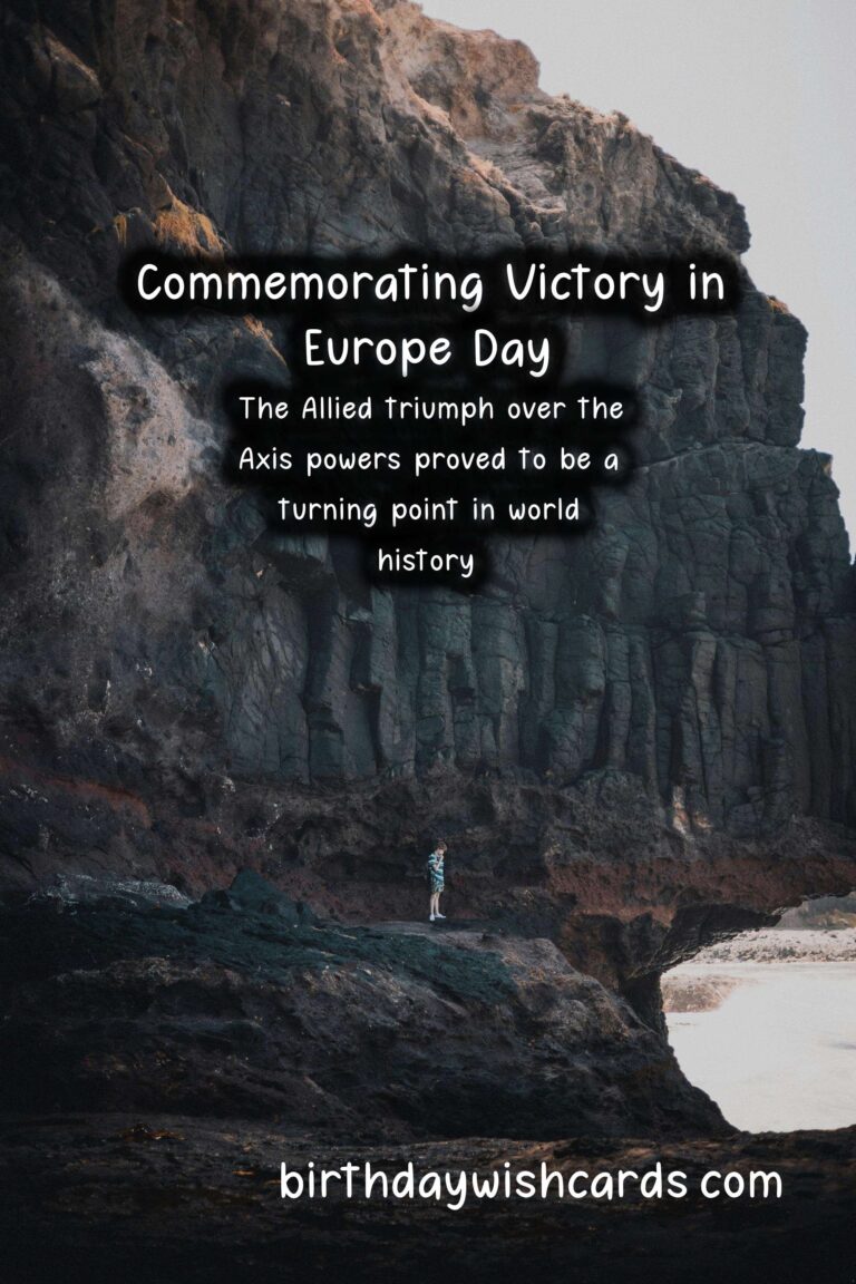 Remembering Victory in Europe Day (May 8): A Day of Reflection and Celebration