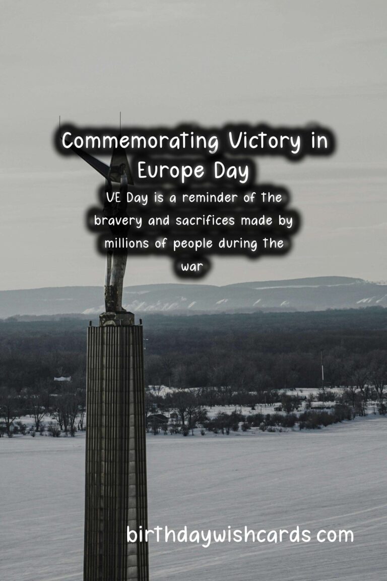 Remembering Victory in Europe Day (May 8): A Day of Reflection and Celebration
