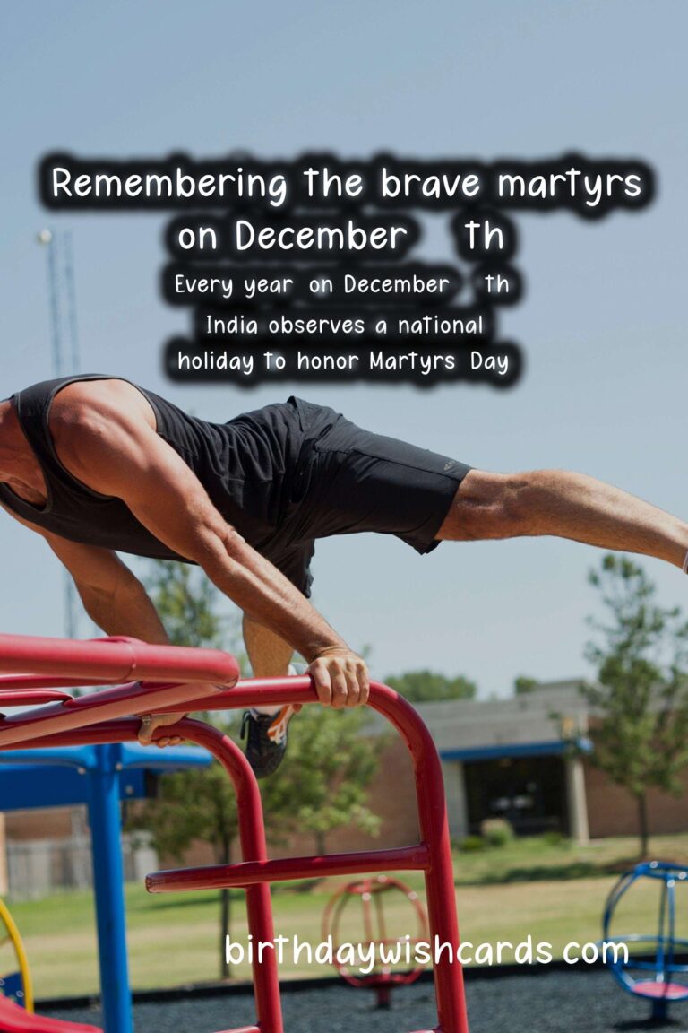 Remembering the Brave: December 20- Martyrs' Day, A National Holiday