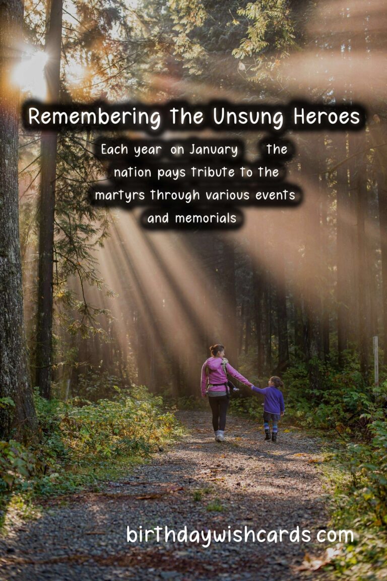 Remembering the Unsung Heroes on January 23 - Martyrs' Day