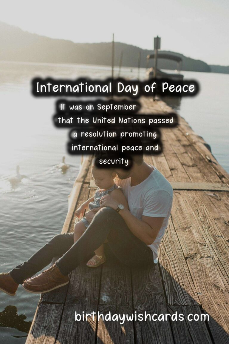 September 12 - A Day of Peace