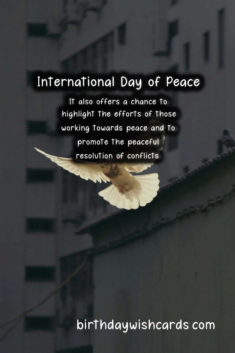 September 21: International Day of Peace