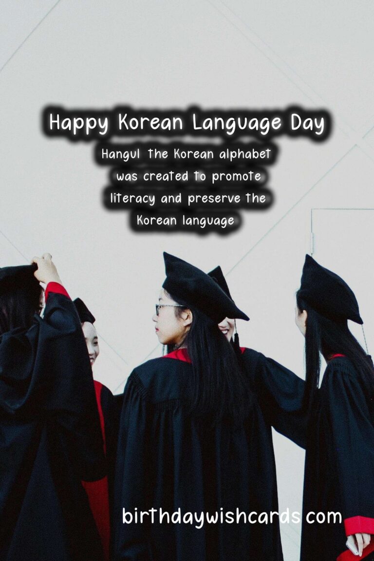 September 30 (2021): Korean Language Day