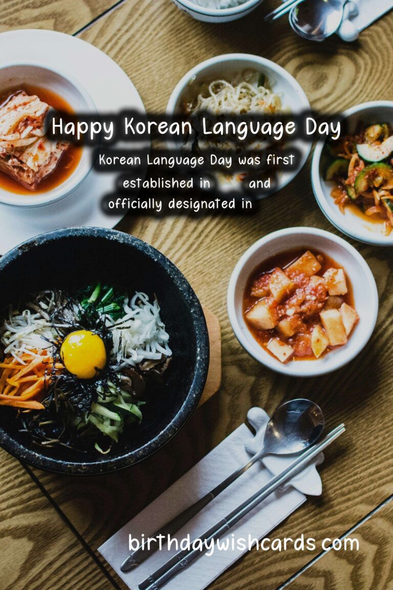 September 30 (2021): Korean Language Day