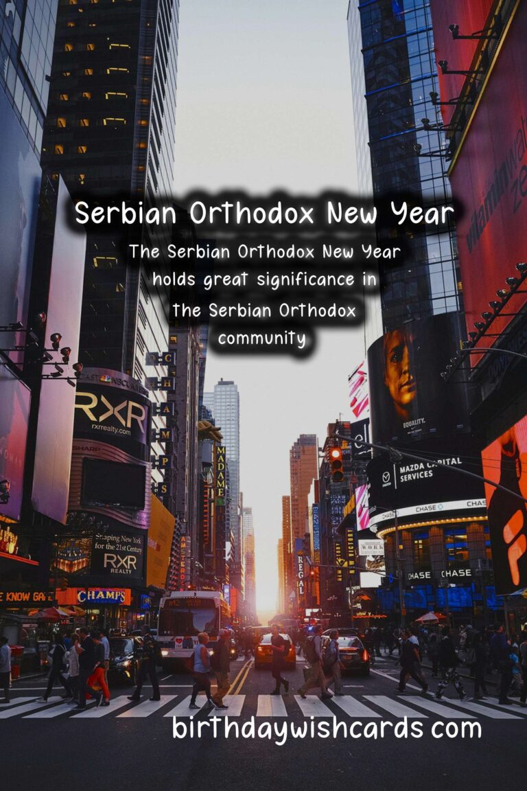 Serbian Orthodox New Year – Celebrating the Beginnings of a New Era