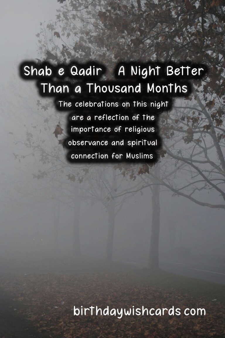 Shab-e-Qadir – A Night Better Than a Thousand Months
