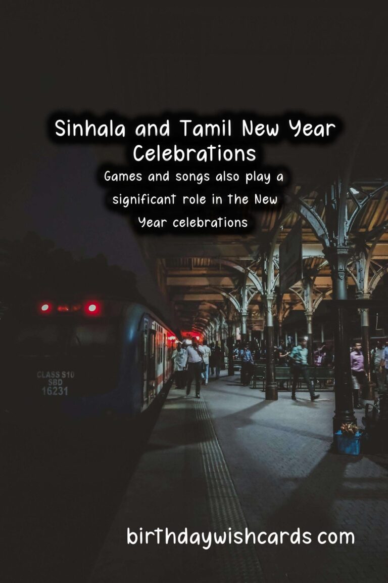Sinhala and Tamil New Year – Celebrating April 13th/14th