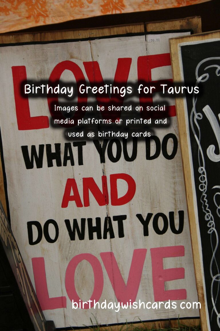Taurus Zodiac Sign: Wishes and Images for the Strong and Steadfast