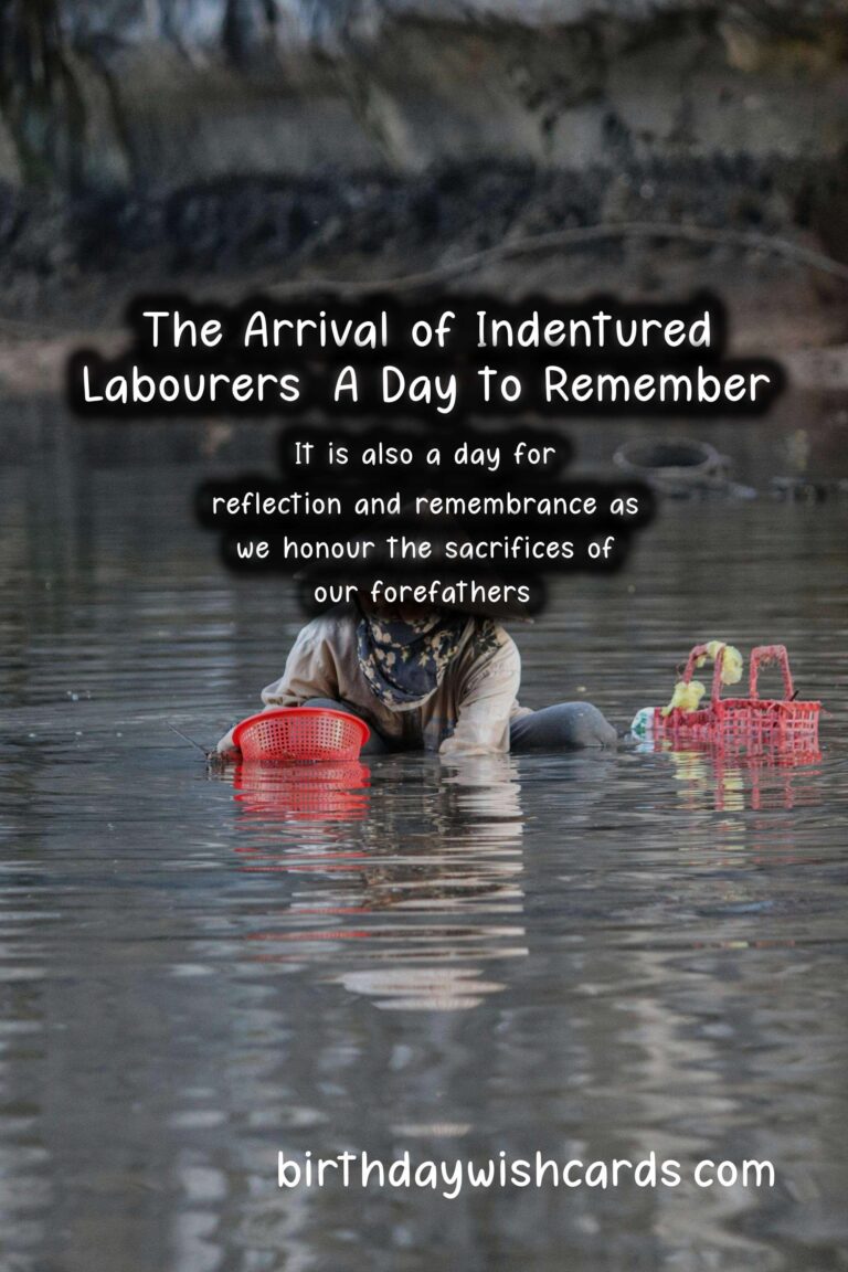 The Arrival of Indentured Labourers: A Day to Remember – November 2