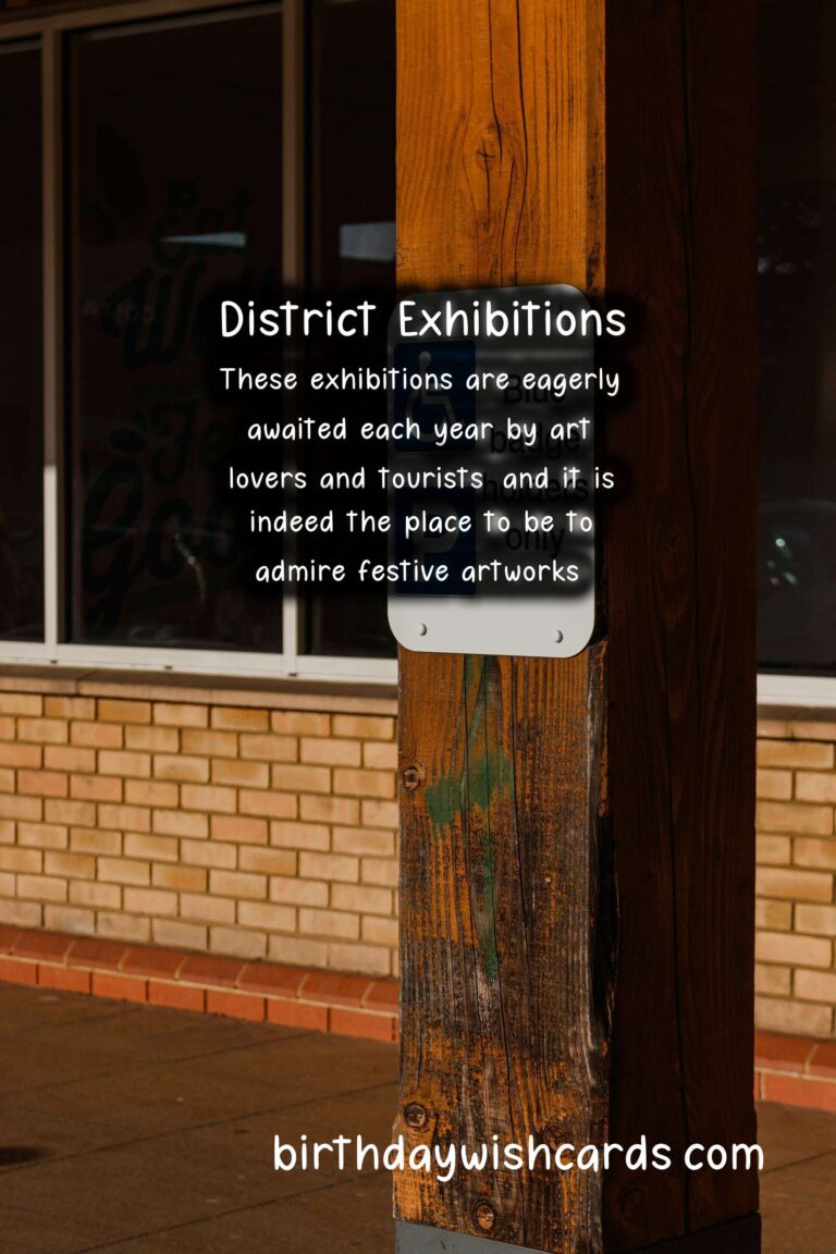 The Best District Exhibitions Held During The Months of July And August