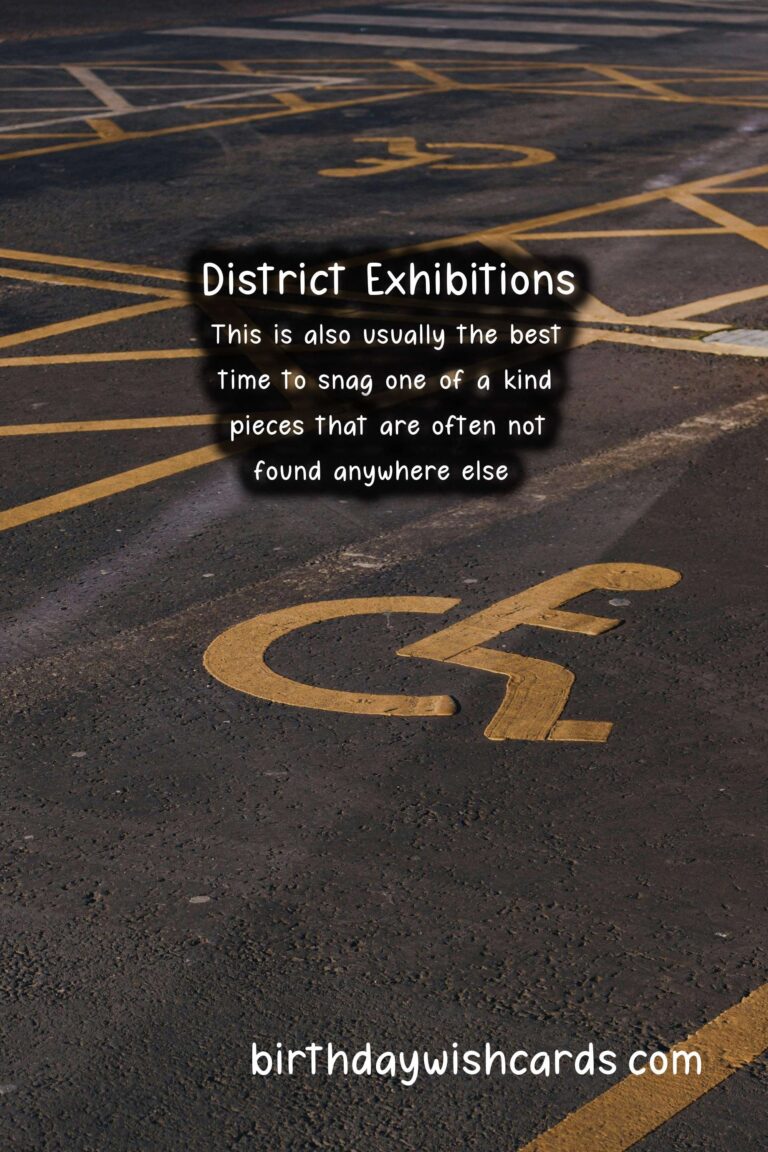 The Best District Exhibitions Held During The Months of July And August