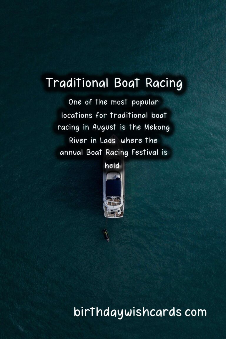 The Excitement of Traditional Boat Racing in August: Everything You Need to Know!