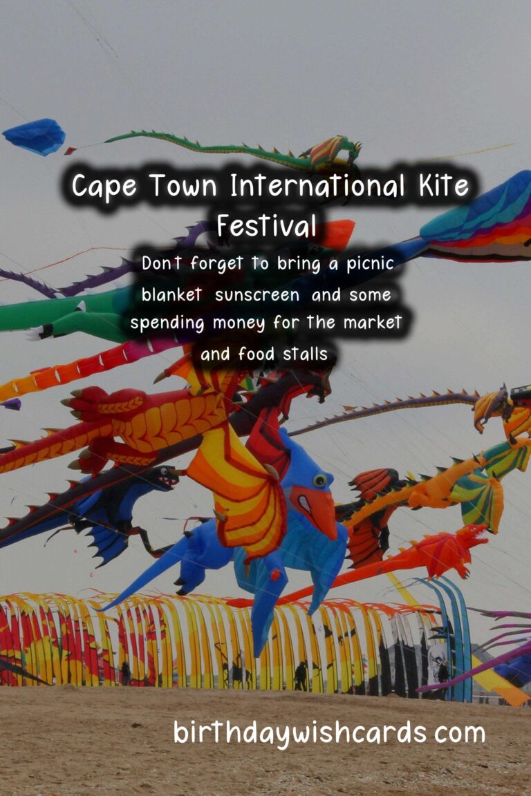 The Exciting Cape Town International Kite Festival (November)