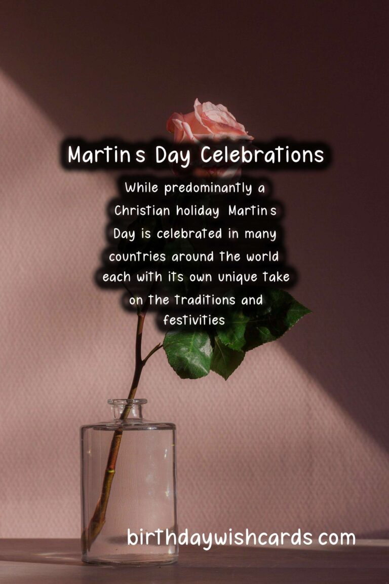 The History and Traditions of Martin's Day