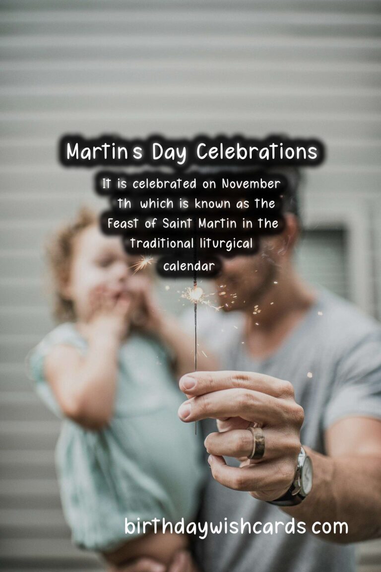 The History and Traditions of Martin's Day