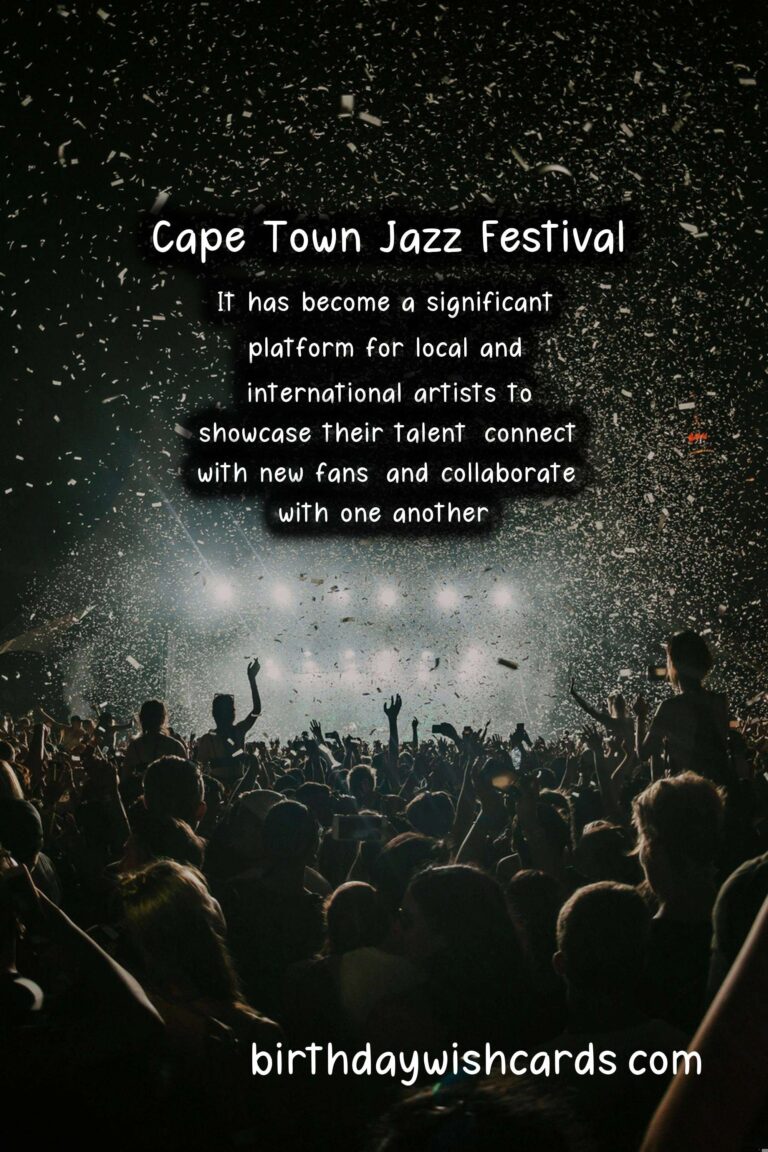 The enchanting Cape Town International Jazz Festival!