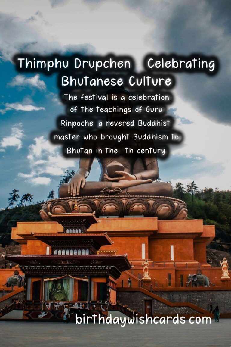 Thimphu Drupchen – Celebrating Bhutanese Culture during September/October