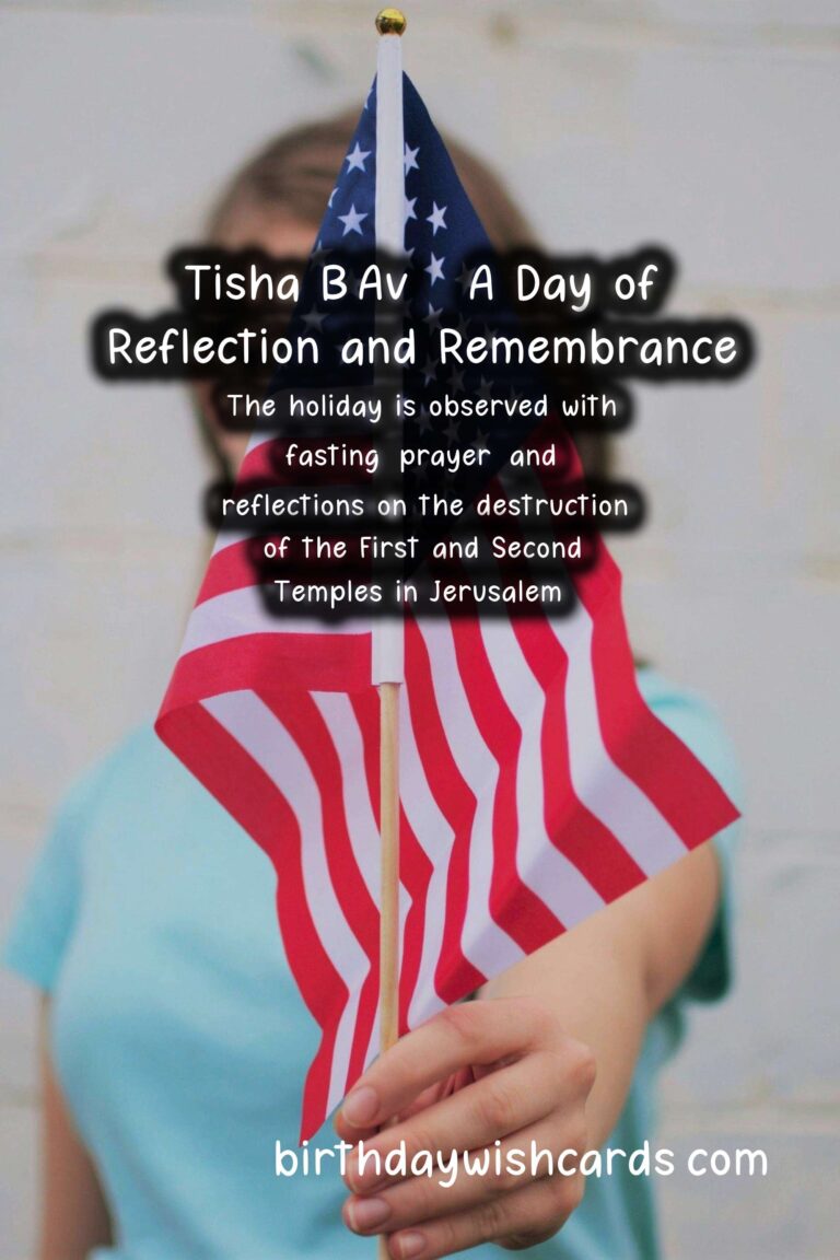 Tisha B’Av: A Jewish Holiday of Mourning – July 29