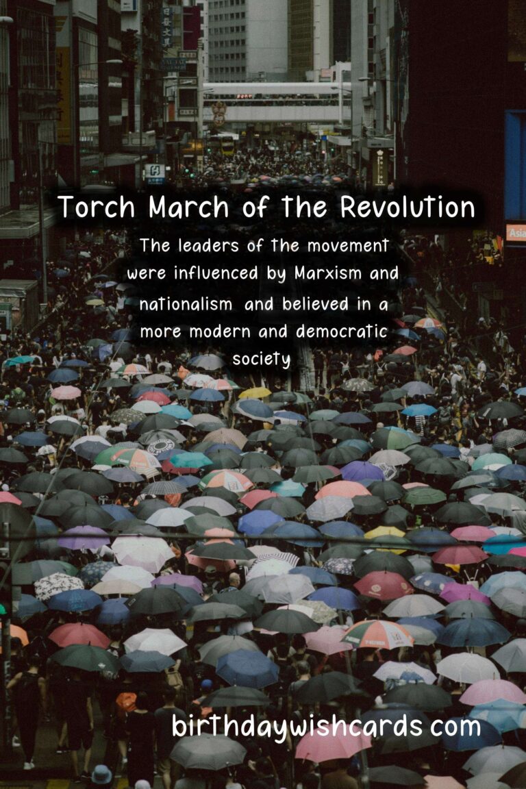 Torch March of the Revolution (May 4)