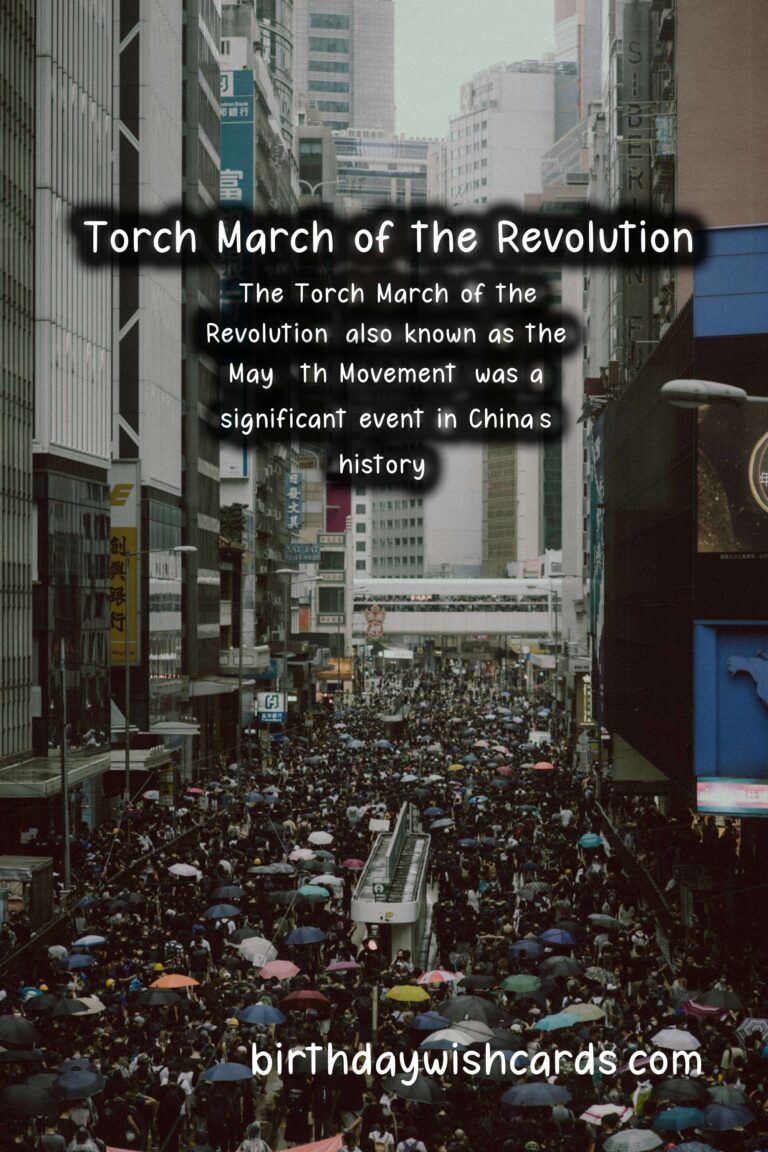 Torch March of the Revolution (May 4)
