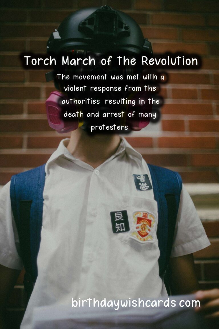 Torch March of the Revolution (May 4)