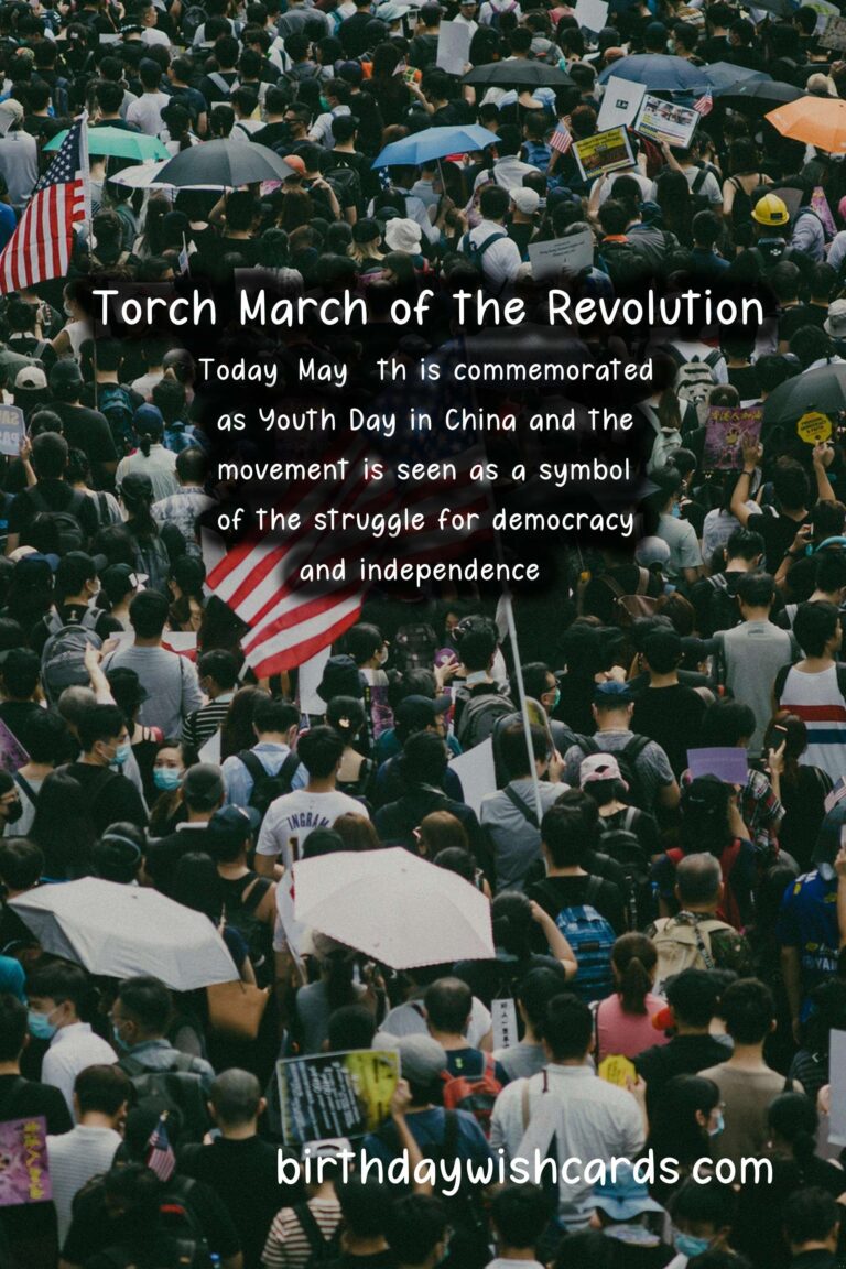 Torch March of the Revolution (May 4)