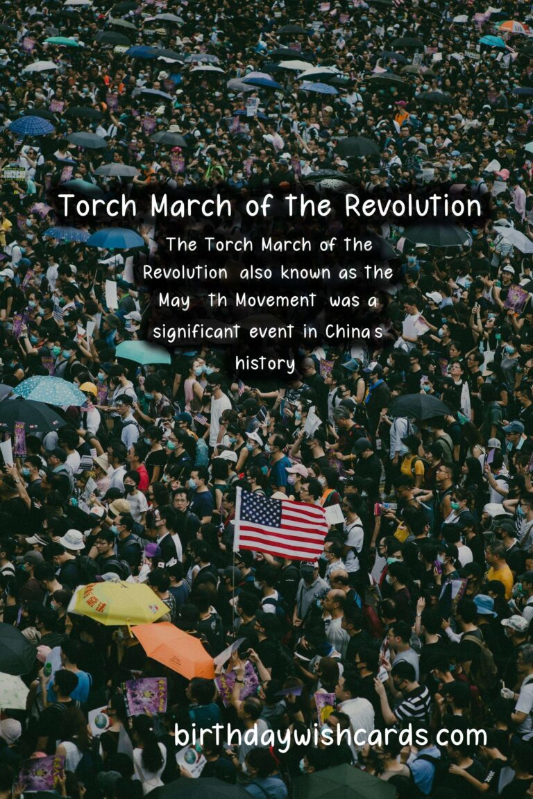 Torch March of the Revolution (May 4)