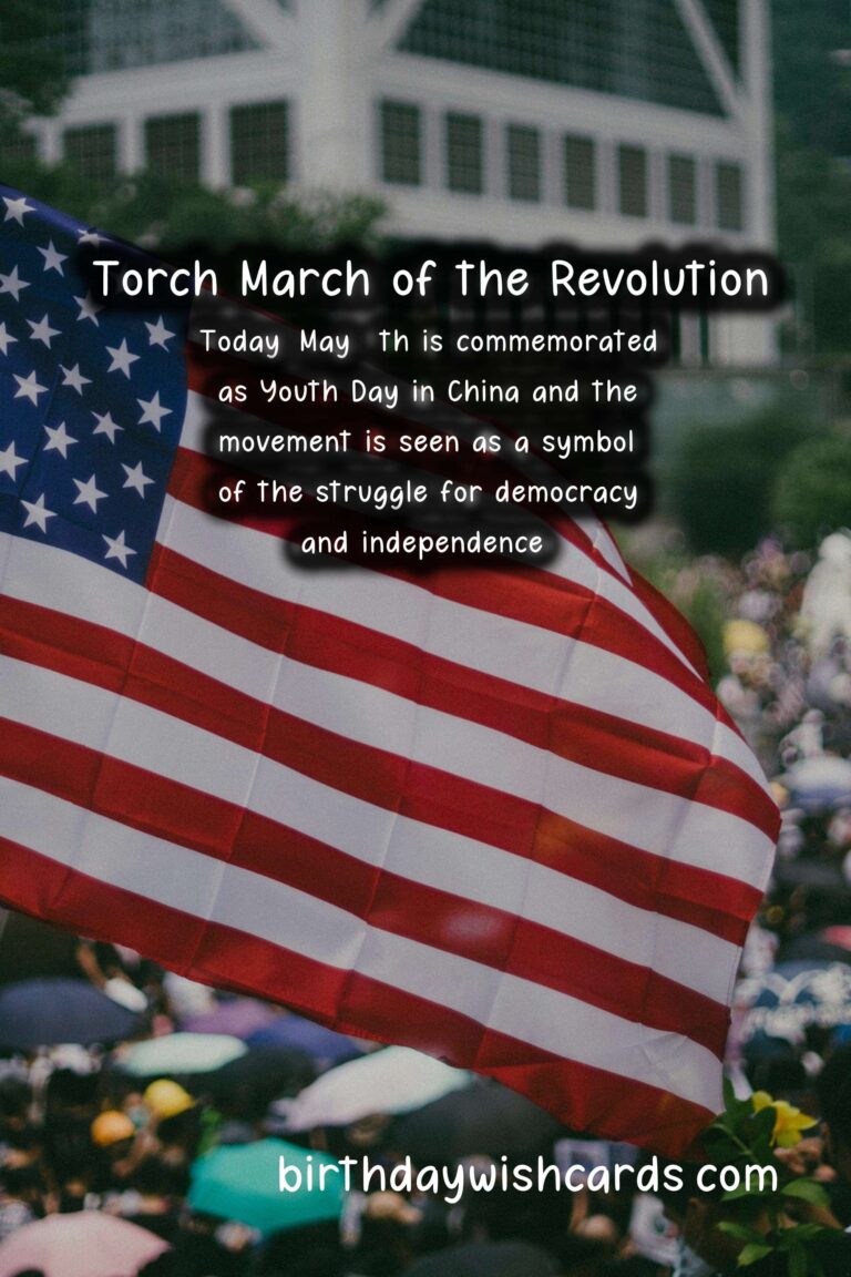 Torch March of the Revolution (May 4)