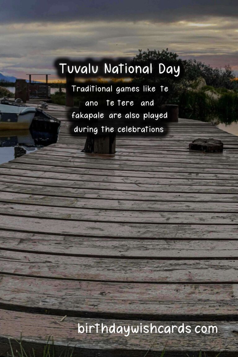 Tuvalu Celebrates National Day on September 26