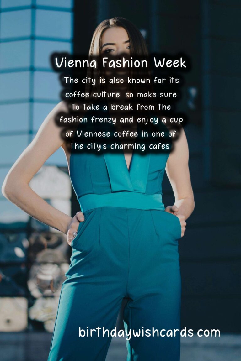 Vienna Fashion Week – September: The Ultimate Guide for Fashion Enthusiasts