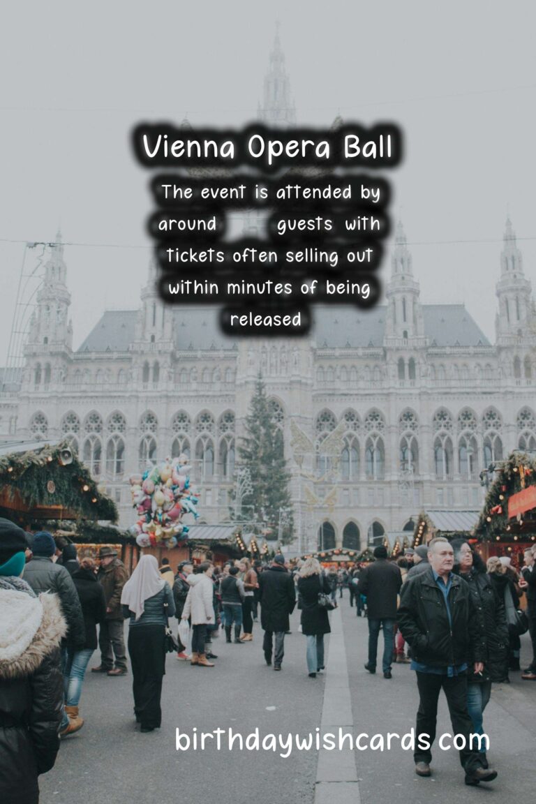 Vienna Opera Ball - Celebrating Culture and Tradition