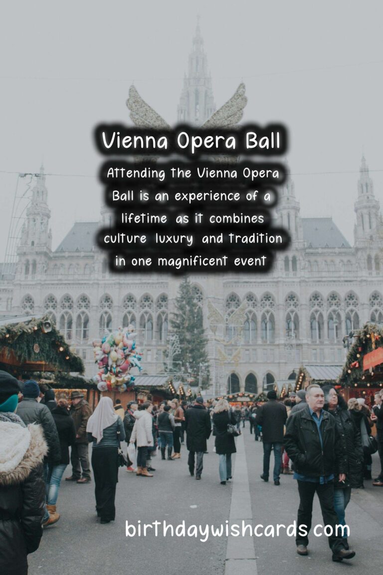 Vienna Opera Ball - Celebrating Culture and Tradition